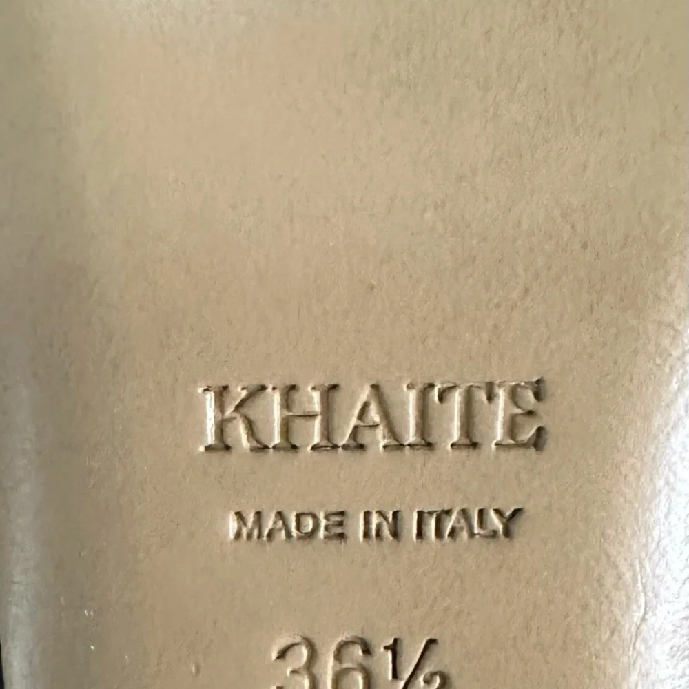 KHAITE The Marfa leather mules Women’s Size 36/6 - Picture 8 of 9